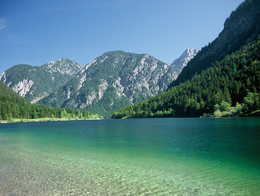 Озеро Plansee Австрия